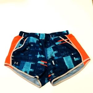 Under Armour women's navy coral turquoise shorts